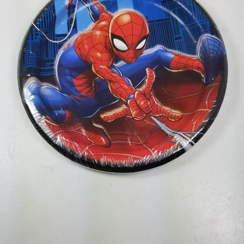 Spiderman Party pack cake plate, regular plate, napkins and table cloth